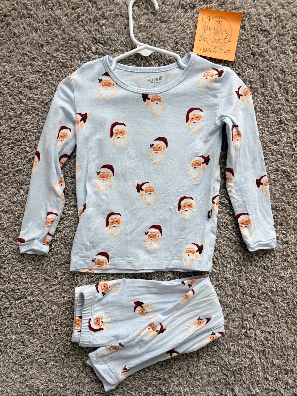 Kyte BABY Vintage Santa Pajama Set